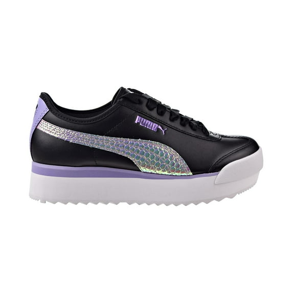 Puma Roma Amor Metallic Women's Shoes Black-Sweet Lavender 371006-03