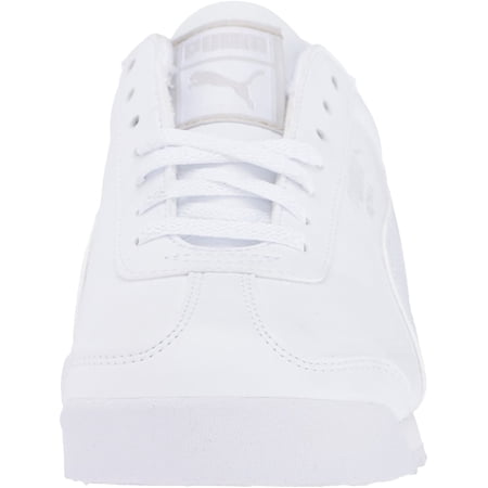 Big Kid's Puma Roma Basic Jr White/White (354259 14) - 4