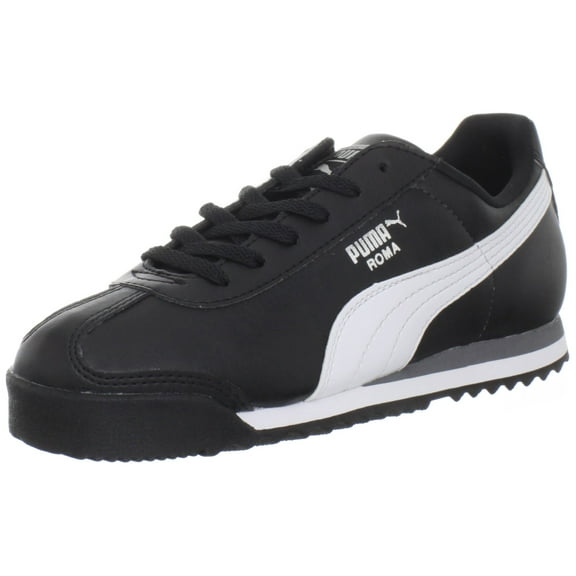 Puma Roma Basic Black/White-Puma Silver  354259-01 Grade-School Size 7