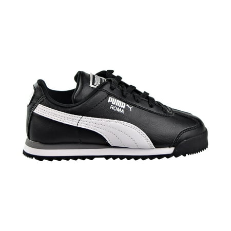 Puma Roma Basic INF Toddlers/Little Kids Shoes Black/White/Puma Silver 354260-01