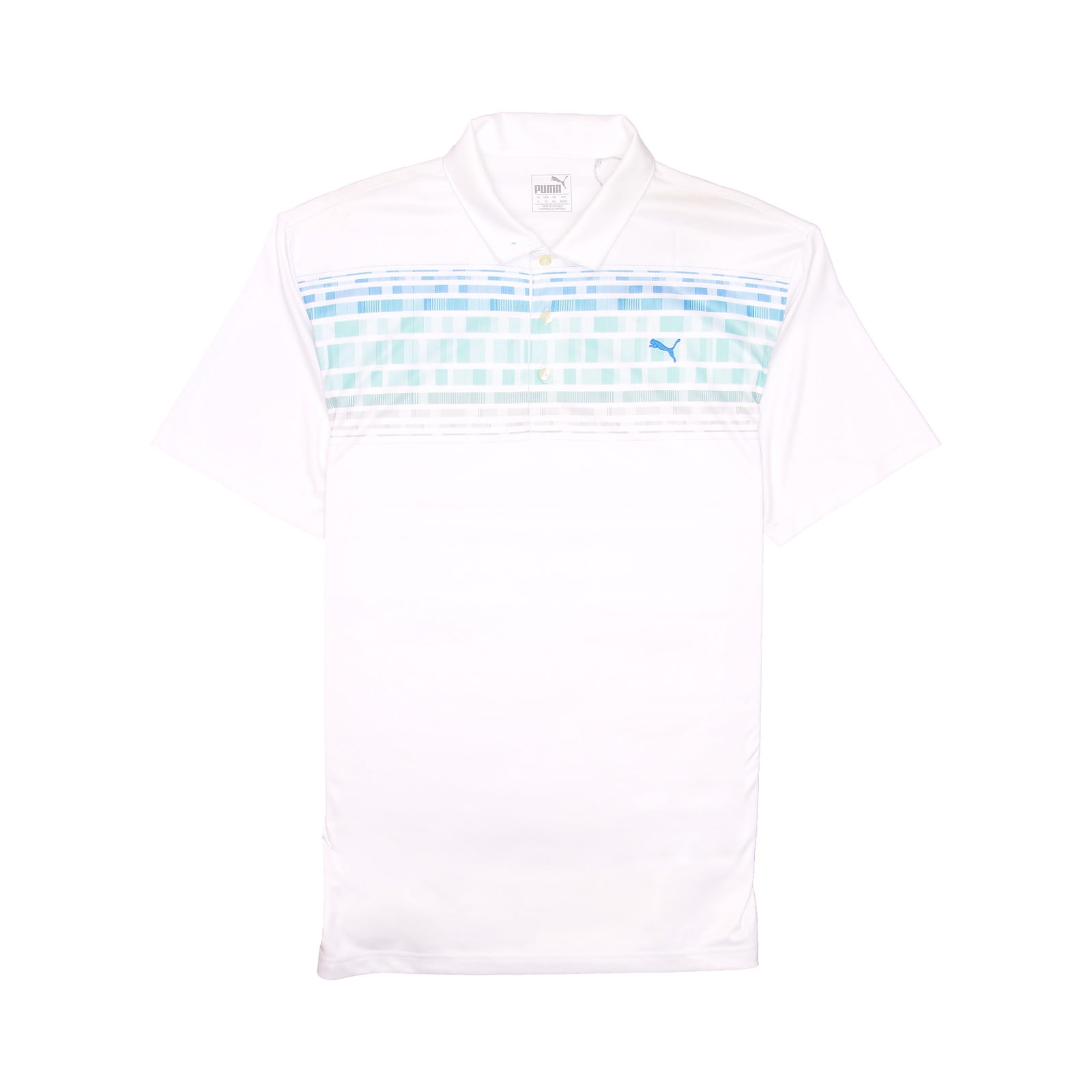 Puma Ross Variable Mens Short Sleeve Polo Shirt XLarge Bright White