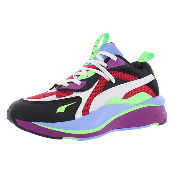 Puma Rs-Curve Berry Glitz Womens Shoes Size 6, Color: Purple/Volt/Multi