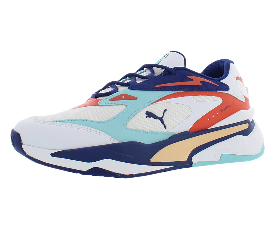 Puma Rs Fast Mens Shoes Size 9.5 Color White Orange Blue