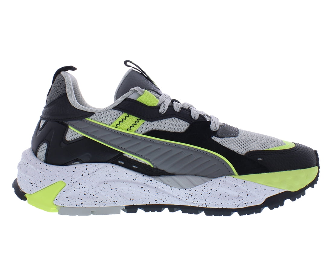 Puma Rs-Trck Spec Mens Shoes Size 10.5, Color: Grey/Black/Neon