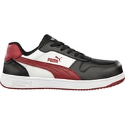 حذاء Puma Safety Heritage Frontcourt Low للرجال ذو مقدمة مركبة وخطر كهربائي ورياضي للعمل