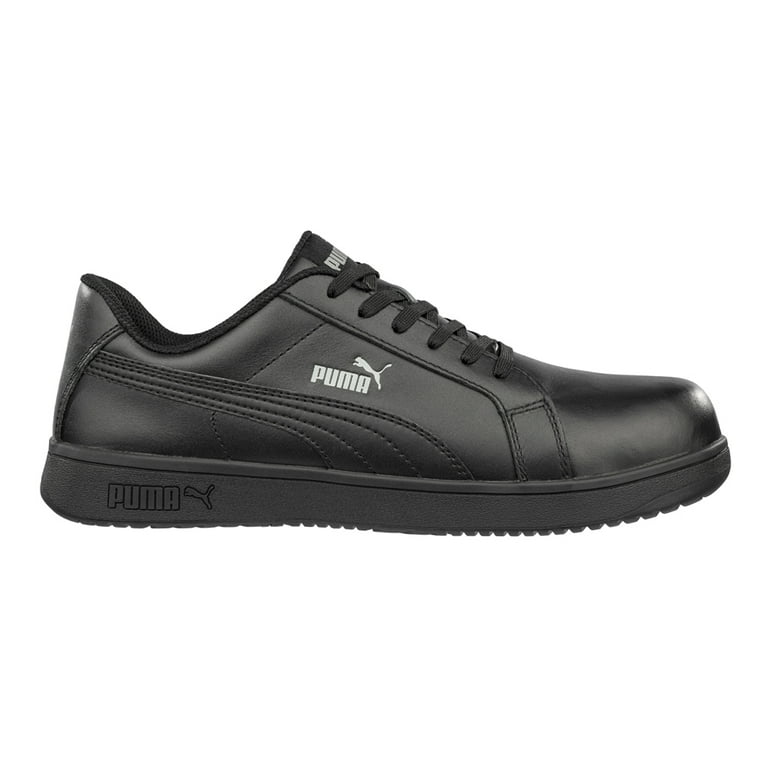 PUMA SAFETY　64.408.0　26.0　GLIDE DISC LOW Men's PUMA Safety Iconic Low CT–Black/White Non-Slip Work Shoes