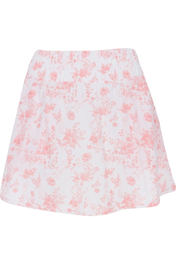 Sandy Printed 16 Inch Pink Fruit Skort Women L