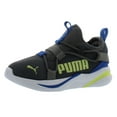 thumbnail image 1 of Puma Softride Rift Ac Baby Boys Shoes Size 4, Color: Castlerock/Royal/Soft Fluo Yellow/White, 1 of 5