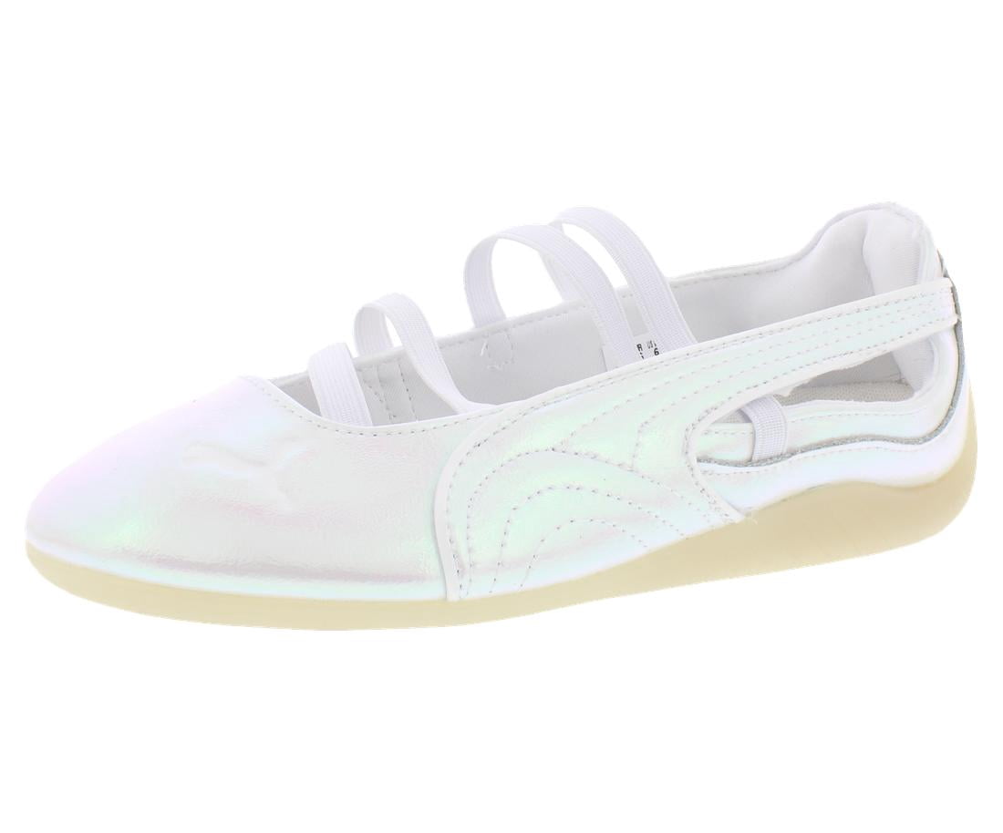 Speedcat Ballet Pearlized Womens Shoes Size 6, Color: White/Black