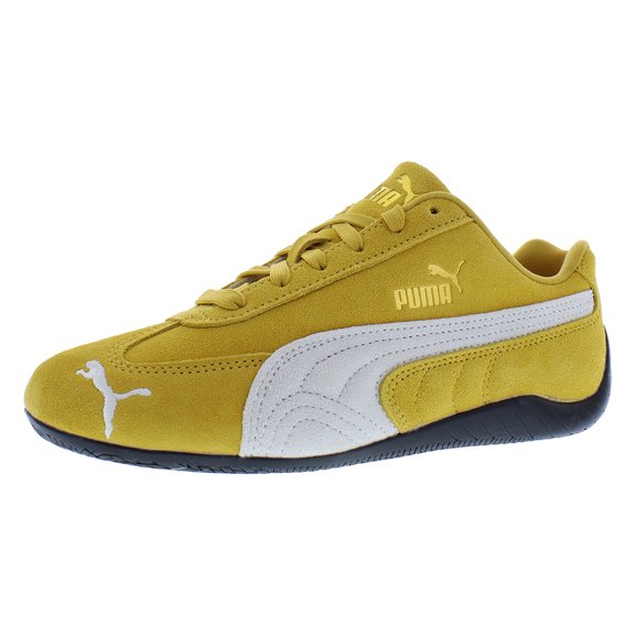 Puma Speedcat Originals Suede Womens Shoes Size 9.5, Color: Archive Gold/White