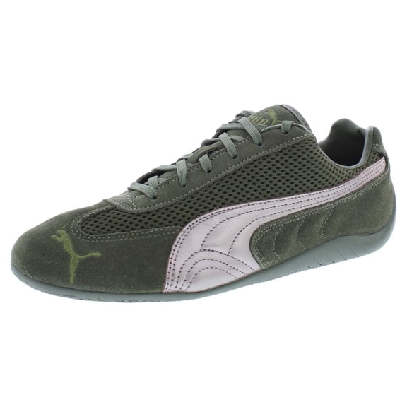 Puma Speedcat Premium Mens Shoes Size 9.5, Color: Dark Olive/Matte Silver