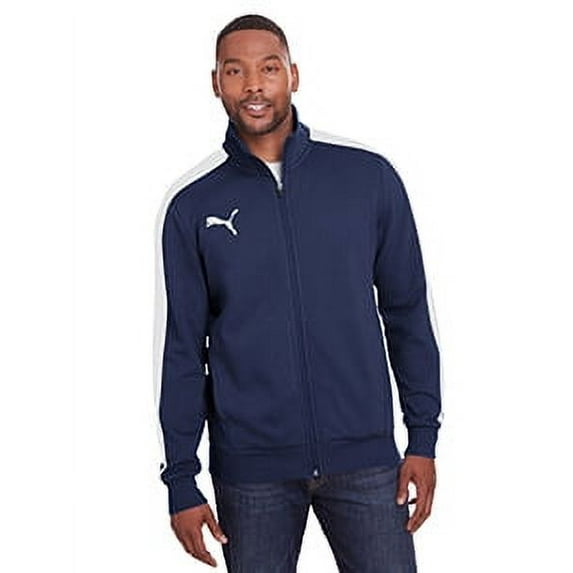 Puma Sport Adult Puma P48 Fleece Track Jacket - PEACOAT/ QUT SHD - XS