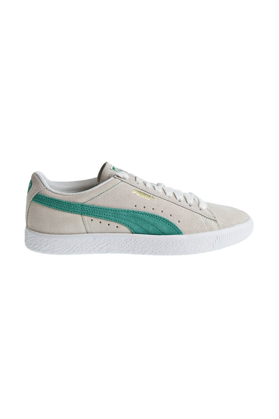 Suede 90681 Men's Shoes Whispher White/Green Flash/White 365942-06