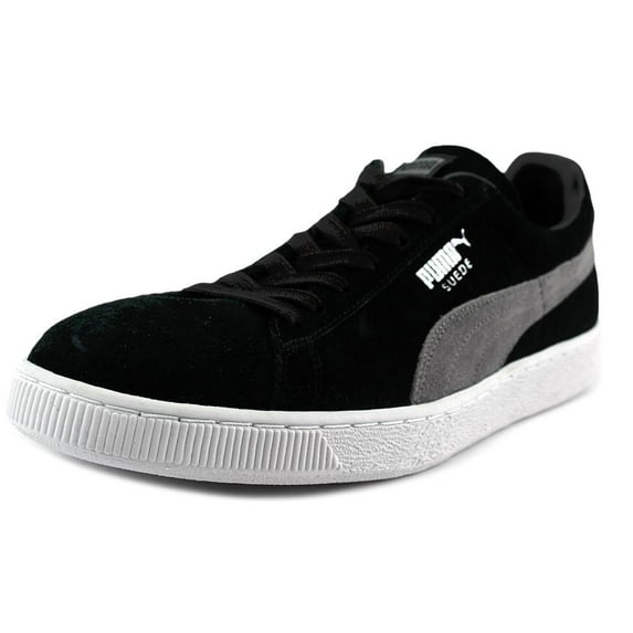 Puma Suede Classic Mesh FS Men Round Toe Suede Black Sneakers
