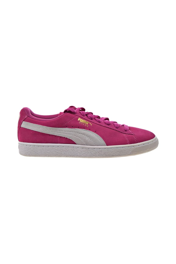 Suede Classic Women's Shoes Fuschia Purple-White  355462-38