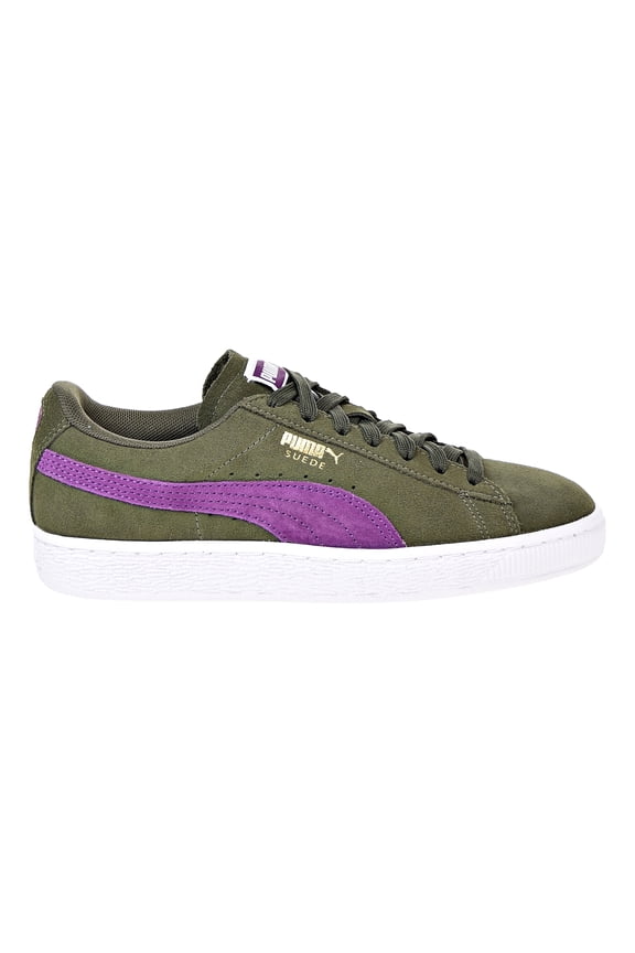 Suede Classic Womens Shoes Olive Night/Dark Purple 355462-55