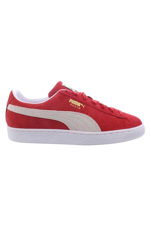 Suede Classic XXI Mens Shoes Size 10, Color: High Risk Red/White