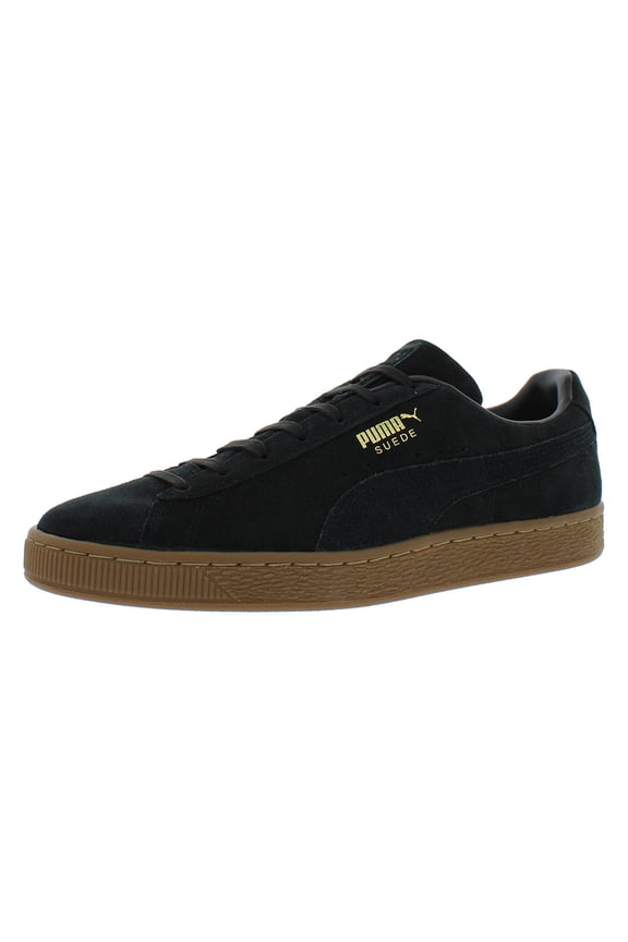 Suede Gum Mens Shoes Size 10, Color: Black