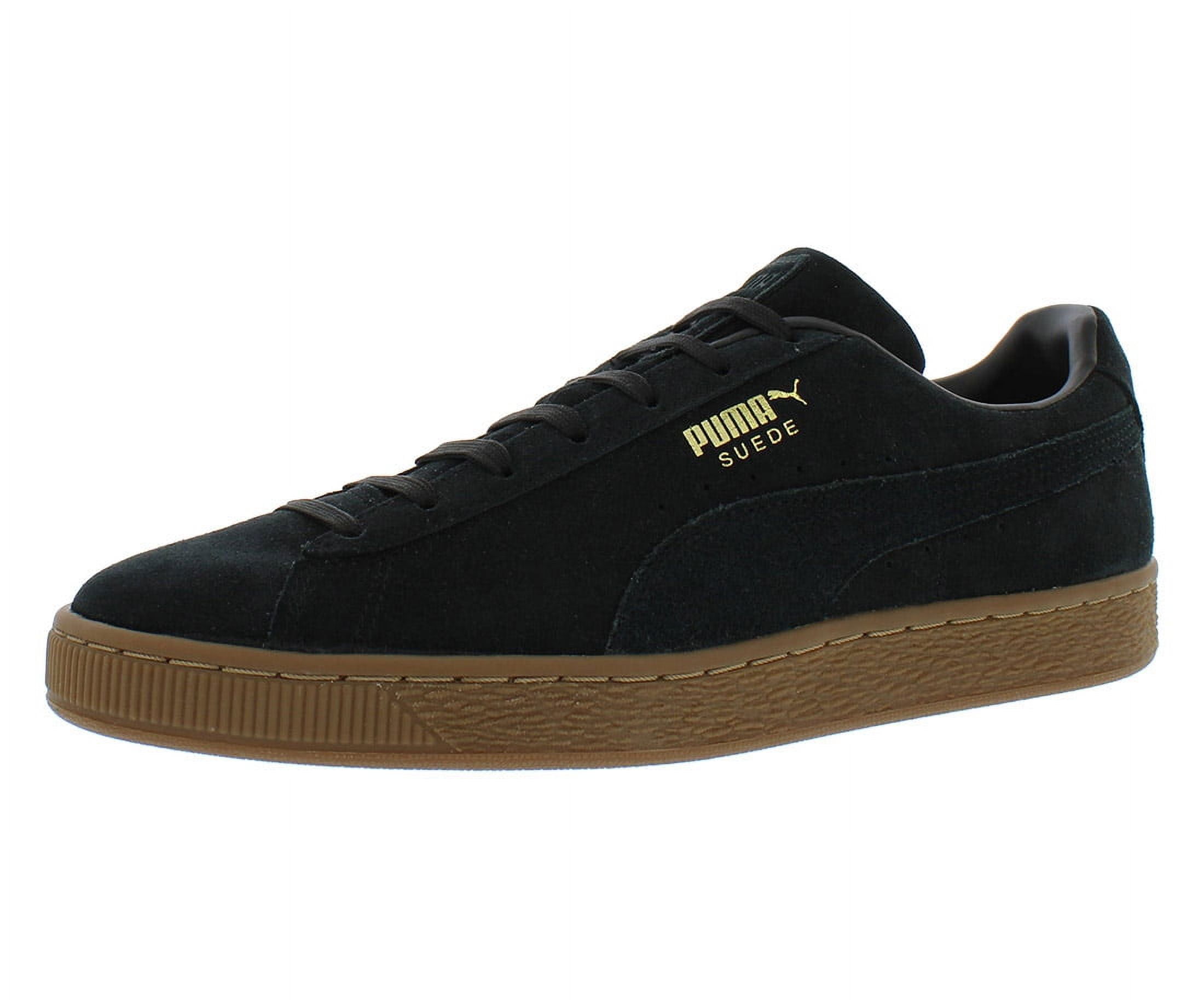 Suede Gum Mens Shoes Size 11, Color: Black