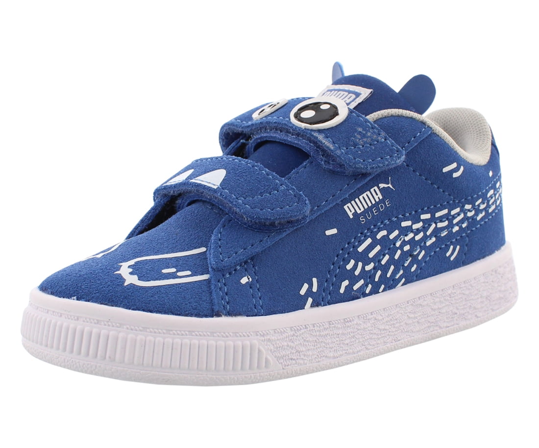 Puma Suede Monster Family V Baby Boys Shoes Size 4 Color Bright