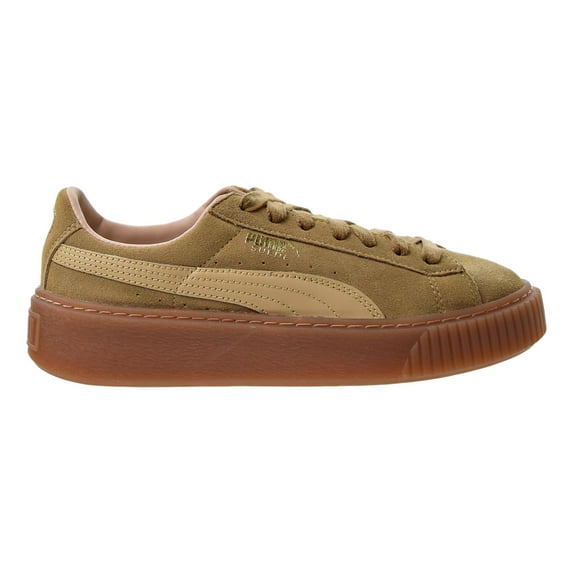 Puma Suede Platform Core Women's Shoes Oatmeal/Whisper White 363559-03