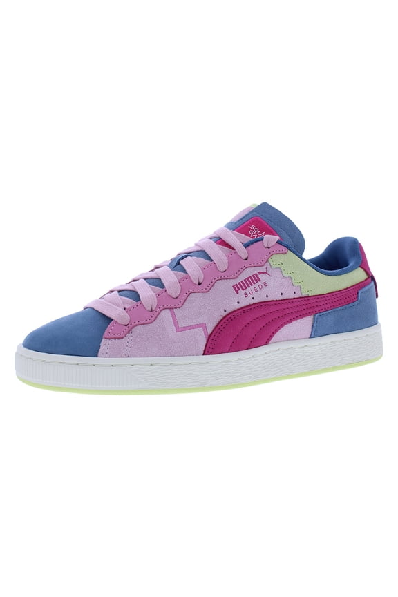 Suede Mens Shoes Size 10.5, Color: Blue Horizon/Orchid Shadow