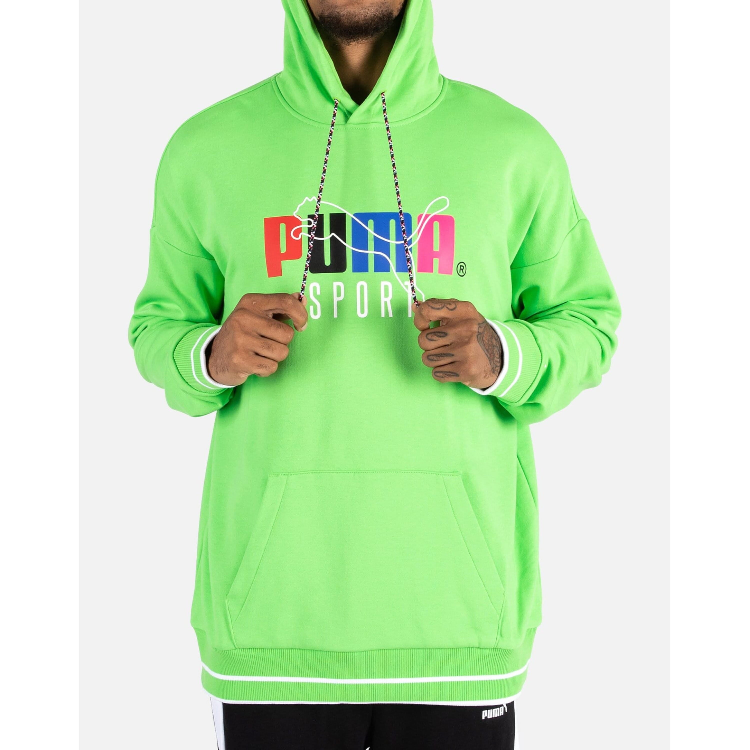 Puma TFS Hoodie Green Flash 597045 87 Mens Size S Jordan Ubuy
