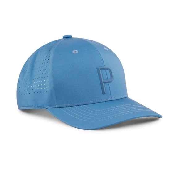 Puma Tech P Snapback Cap (Blue Horizon, Adjustable) Golf Hat 2025 New