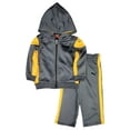 thumbnail image 1 of Puma Toddler Boys Gray & Yellow 2pc Athletic Outfit Pants & Hoodie Set 3T, 1 of 2