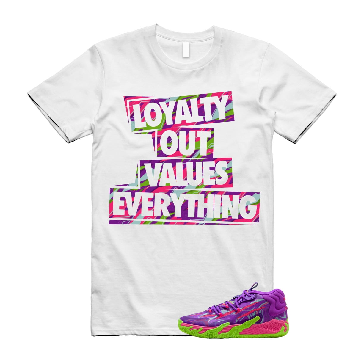 Puma Toxic LaMelo Ball Purple Glimmer Green Gecko 03 Slime T Shirt