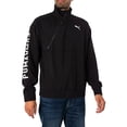 thumbnail image 1 of Puma Train Logo 1/2 Zip Jacket, Black, 1 of 9