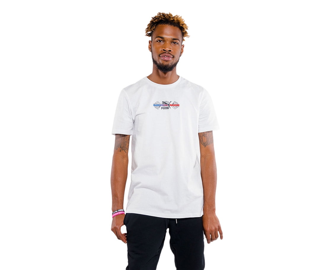 Puma Ubik s Cube T Mens Active Shirts Tees Size Xxl Color White Black Red