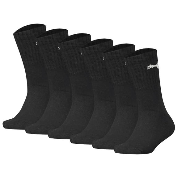 Puma Unisex Socks Cotton Black 12-2.5 Uk