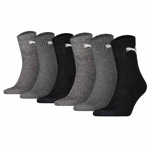 Puma Unisex Socks Cotton Grey 12-14 Uk