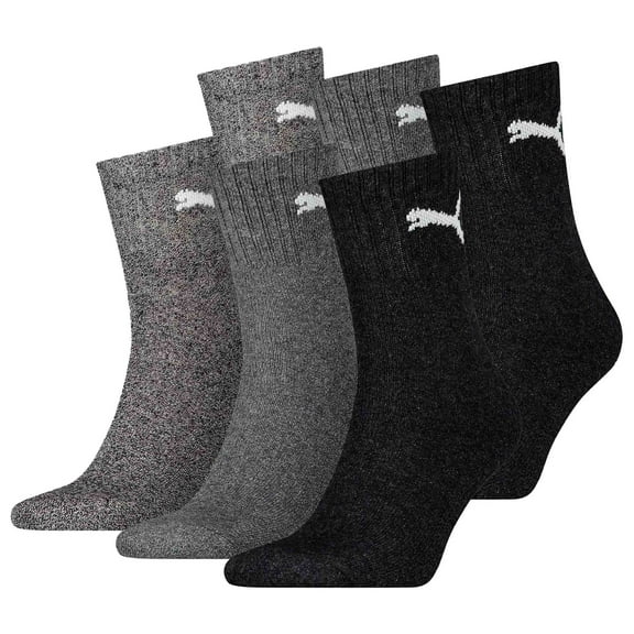 Puma Unisex Socks Cotton Grey 12-14 Uk