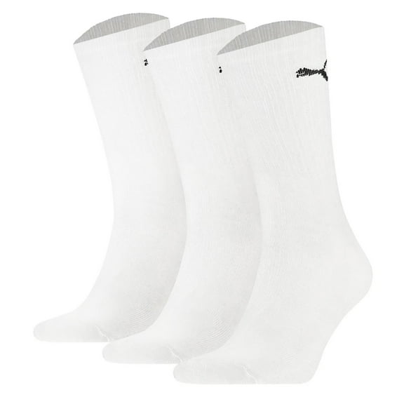 Puma Unisex Socks Cotton White 12-14 Uk