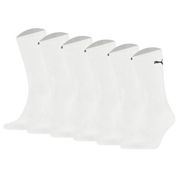 Puma Unisex Socks Cotton White 2.5-5 Uk