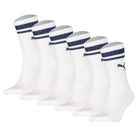 Puma Unisex Socks Cotton White 6-8,5