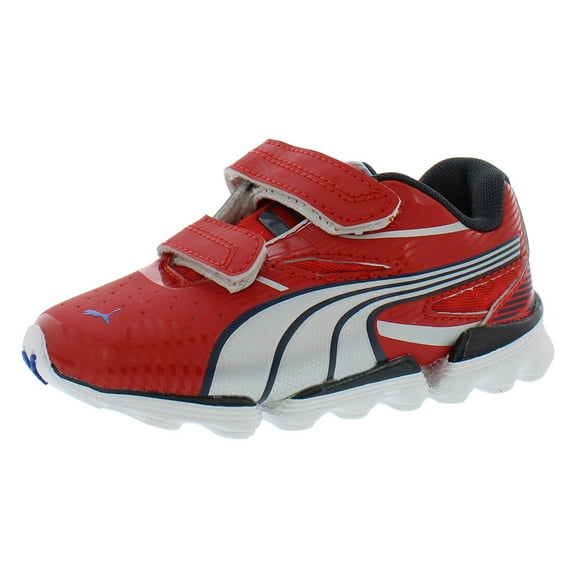 Puma Walleri Infants Shoe Size 9, Color: Red/Navy/Silver