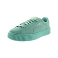 thumbnail image 1 of Puma Women's Basket Platform Reset Aruba Blue / Ankle-High Suede Fashion Sneaker - 10M, 1 of 3