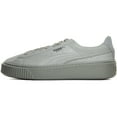 thumbnail image 1 of Puma Women's Basket Platform Reset Gray Violet / Ankle-High Suede Fashion Sneaker - 9M, 1 of 5