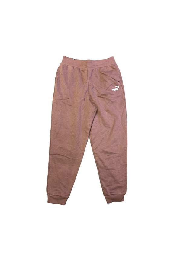 Women's Essential Embroidery Logo Drawstring Fleece Sweatpant (Dusty Plum, XL)