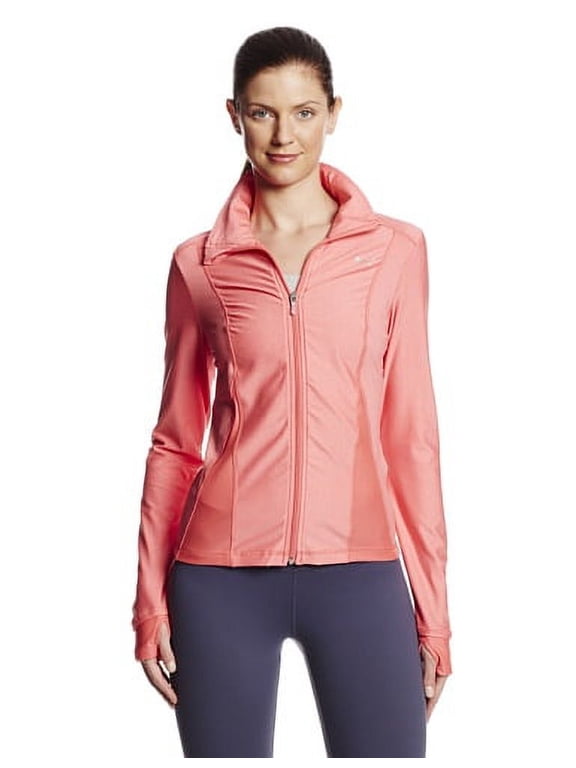 Women's Gym Alleyesonme Jacket, Calypso Coral Heather, Medium