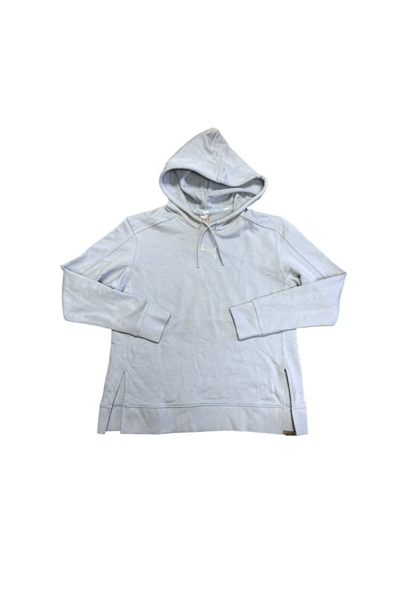 Women's HER Long Sleeve Drawstring Jersey Knit Hoodie (Blue Wash, XL)