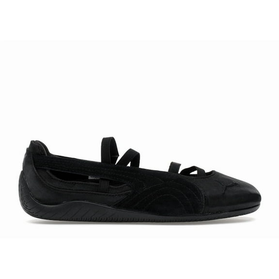 Puma Women's Speedcat Ballet Black Cool Dark Gray Satin Slippers, from StockX
