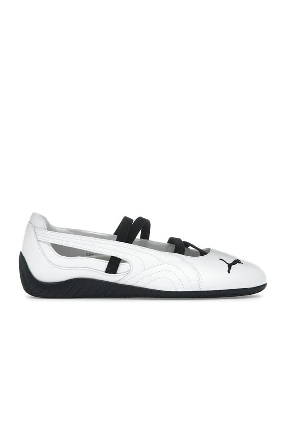 Women's Speedcat Ballet White Black Slippers, from StockX