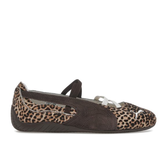 Puma Women's Speedcat Ballet Wild Leopard Pony Hair Slippers, from StockX