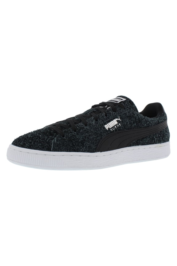 Women's Suede Elemental Puma Black/Puma White Ankle-High Suede Fashion Sneaker - 6M