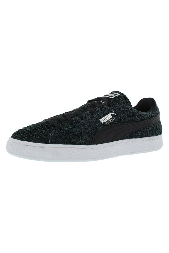 Women's Suede Elemental Puma Black/Puma White Ankle-High Suede Fashion Sneaker - 6M