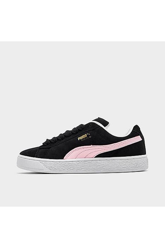 Women's Suede XL Black/Whisp of Pink 7.5 Medium